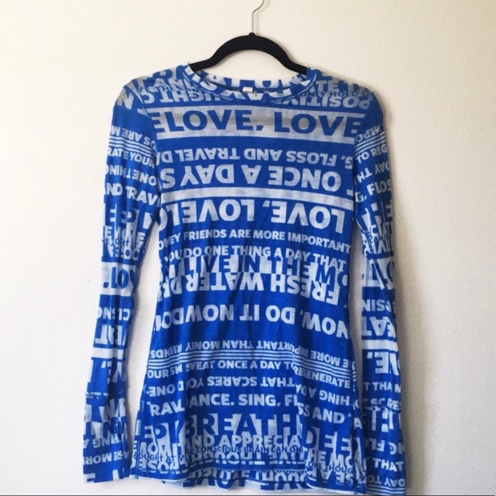 Lululemon love long sleeve